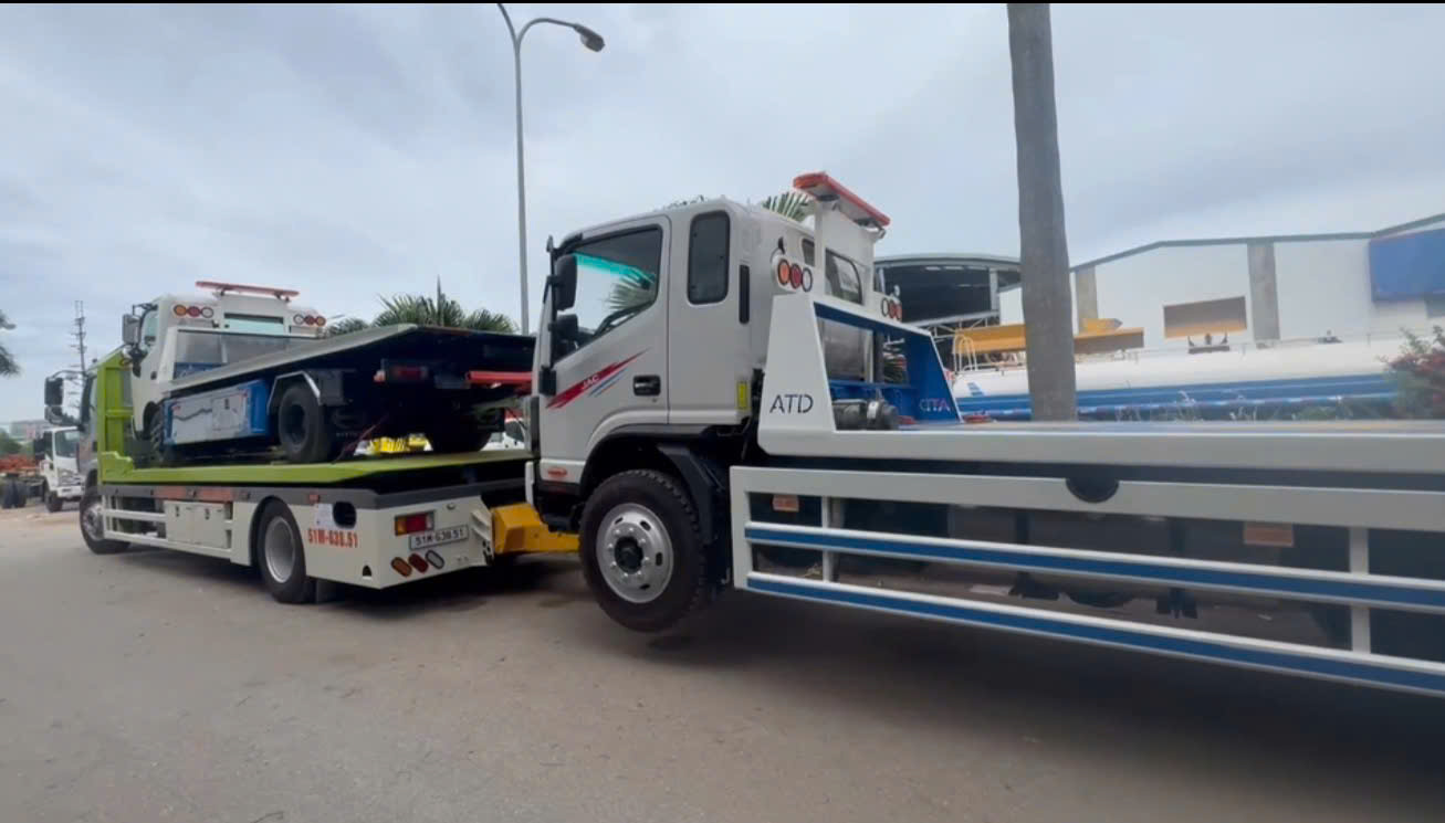 Cứu hộ giao thông tại Giải Phóng